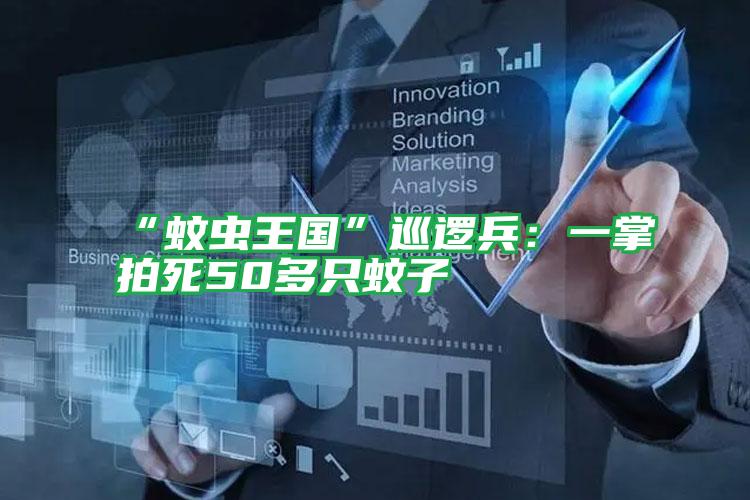 “蚊蟲王國(guó)”巡邏兵:一掌拍死50多只蚊子