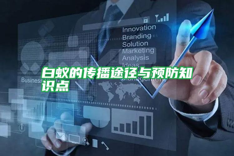 白蟻的傳播途徑與預防知識點