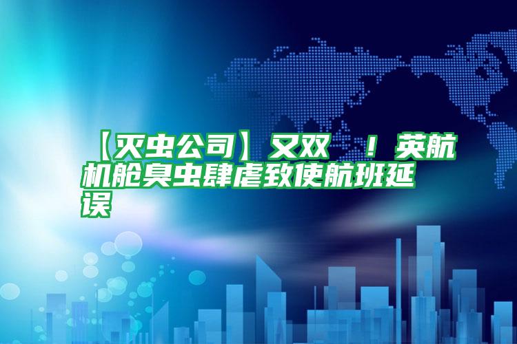 【滅蟲公司】又雙叒叕!英航機(jī)艙臭蟲肆虐致使航班延誤