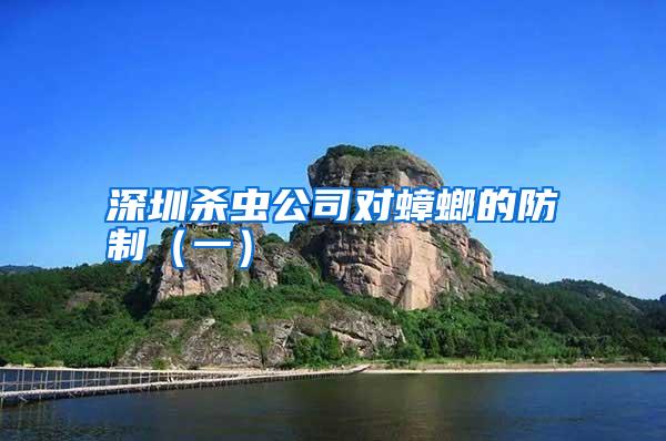 深圳殺蟲公司對(duì)蟑螂的防制(一)