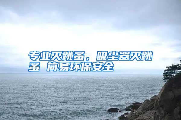 專業(yè)滅跳蚤,吸塵器滅跳蚤 簡(jiǎn)易環(huán)保安全